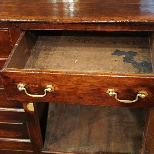 fig 2. Antique oak dresser base