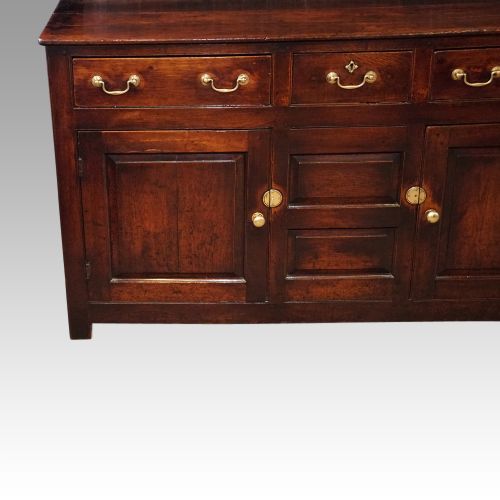 fig 6. Antique oak dresser base