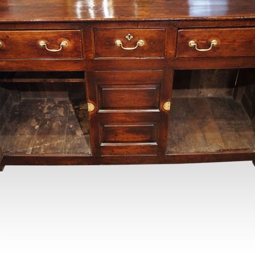 fig 7. Antique oak dresser base