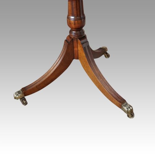 fig 1. Regency style twin pillar dining table