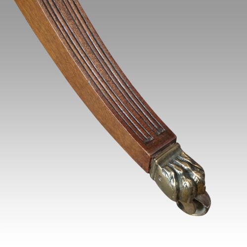 fig 6. Regency style twin pillar dining table