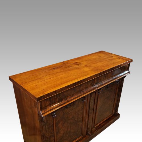 fig 1. Victorian burr walnut chiffonier sideboard