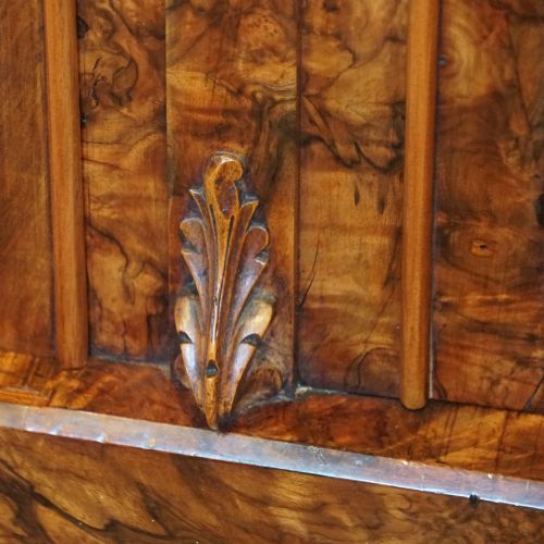 fig 2. Victorian burr walnut chiffonier sideboard