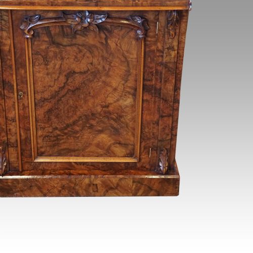 fig 3. Victorian burr walnut chiffonier sideboard