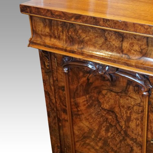 fig 5. Victorian burr walnut chiffonier sideboard