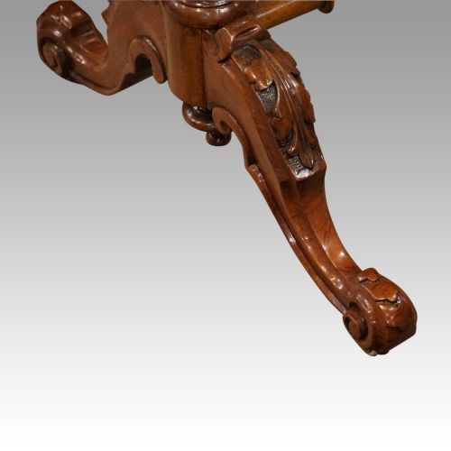 fig 4. Victorian inlaid walnut backgammon table