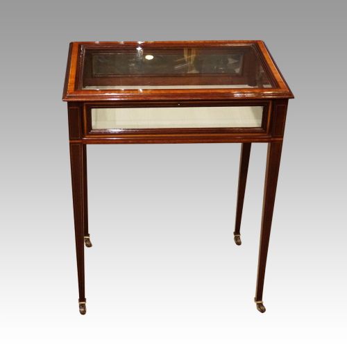 fig 2. Edwardian inlaid mahogany curio cabinet
