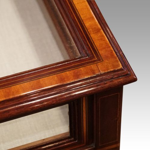 fig 3. Edwardian inlaid mahogany curio cabinet
