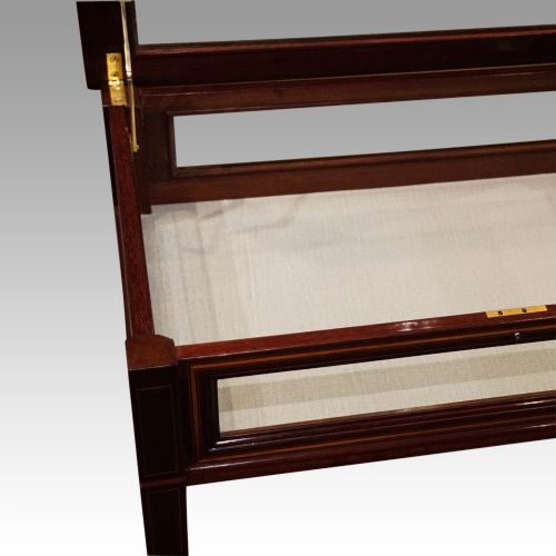 fig 5. Edwardian inlaid mahogany curio cabinet