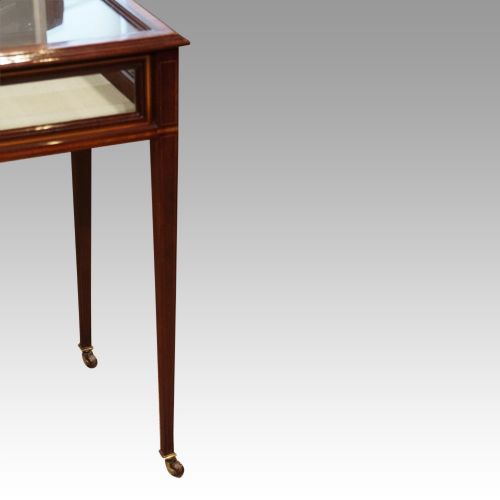 fig 6. Edwardian inlaid mahogany curio cabinet
