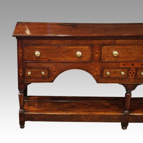 fig 6. George III oak pot board dresser base
