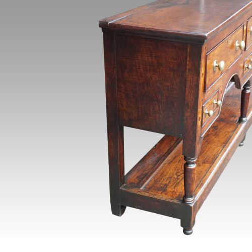 fig 8. George III oak pot board dresser base