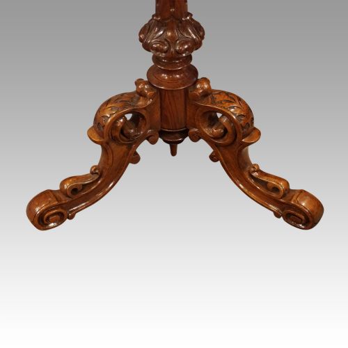 fig 4. Victorian inlaid walnut wine table