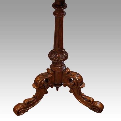 fig 6. Victorian inlaid walnut wine table