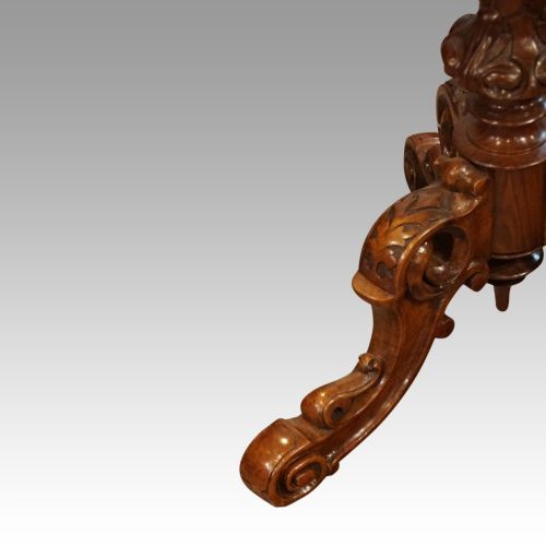 fig 7. Victorian inlaid walnut wine table