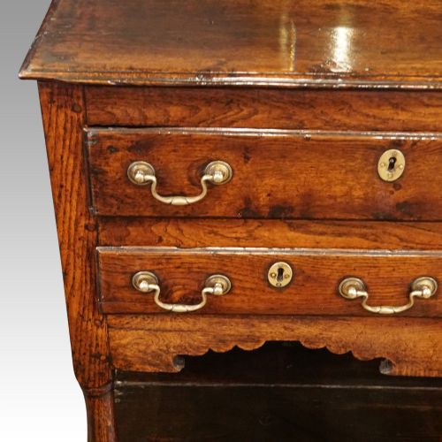 fig 1. George III oak dresser base