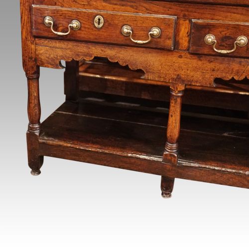 fig 2. George III oak dresser base