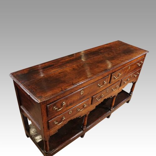 fig 5. George III oak dresser base