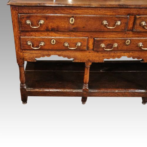 fig 7. George III oak dresser base