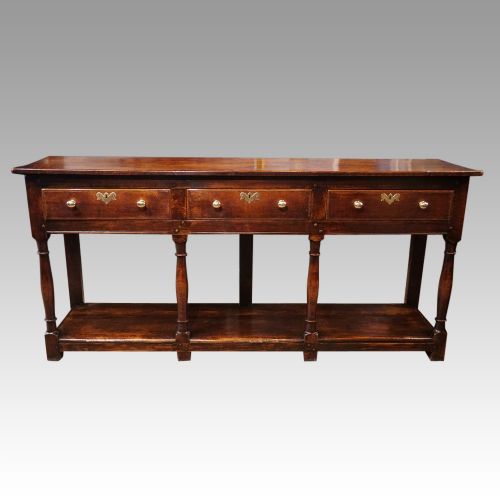19thc. Oak Dresser Base