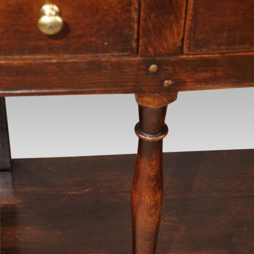 fig 4. 19thc. oak dresser base