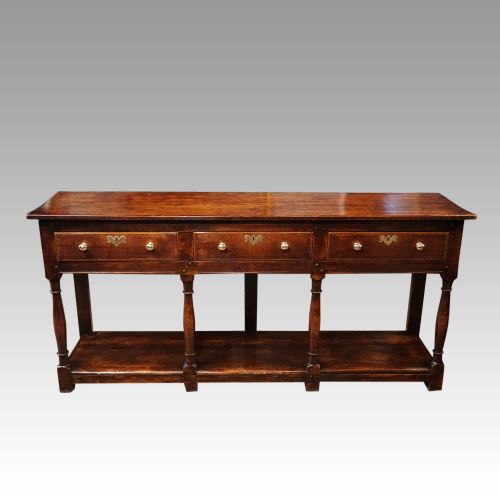 fig 7. 19thc. oak dresser base