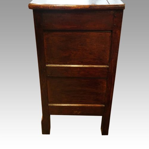 fig 6. Antique oak inlaid dresser base