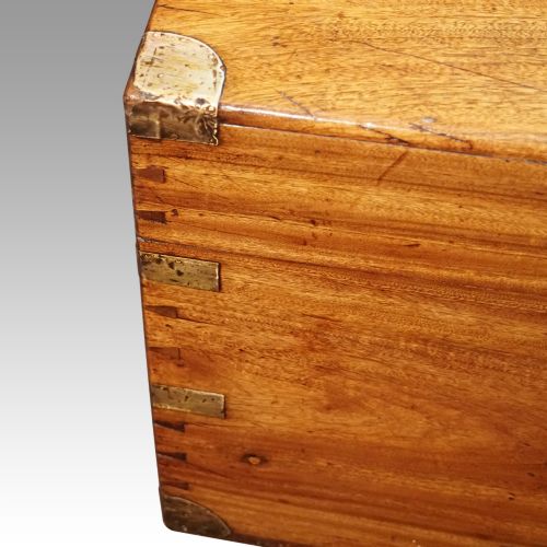 fig 1. Victorian officers camphorwood chest