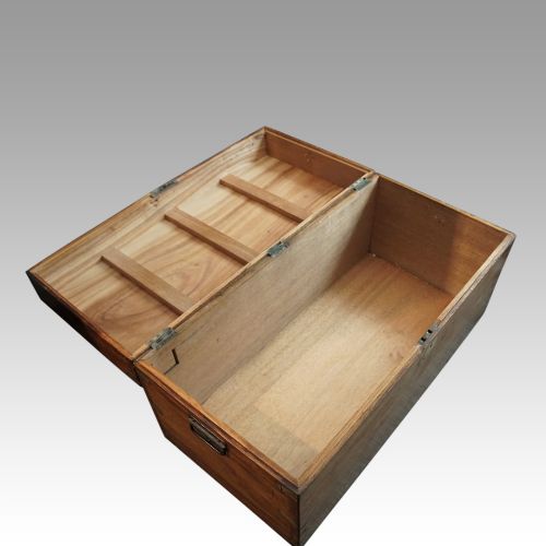 fig 4. Victorian officers camphorwood chest