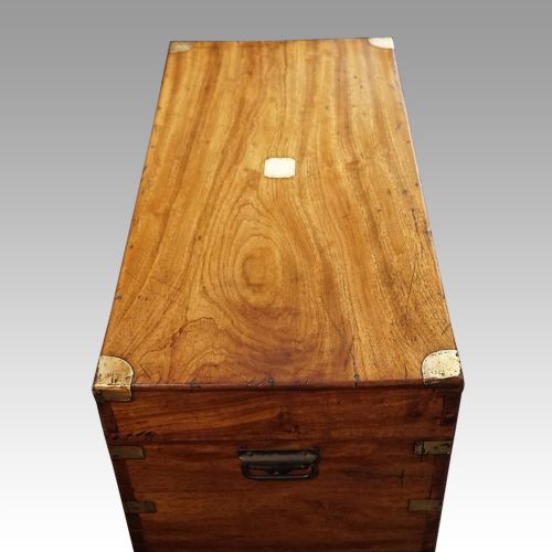 fig 6. Victorian officers camphorwood chest