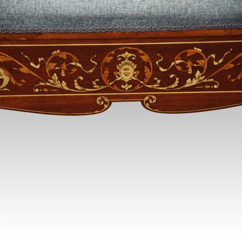 fig 2. Edwardian inlaid duet stool