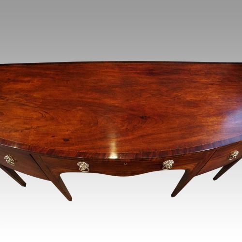 fig 3. George III mahogany bow sideboard