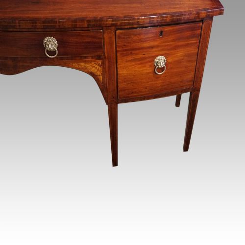 fig 5. George III mahogany bow sideboard