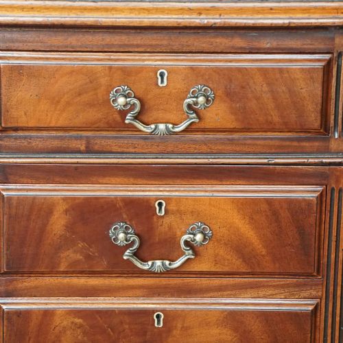 fig 2. George V mahogany pedestal desk