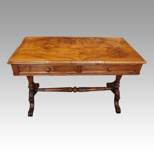 fig 5. Victorian walnut library table