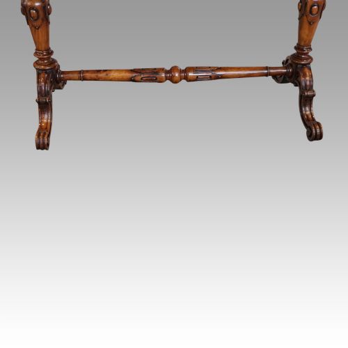 fig 7. Victorian walnut library table