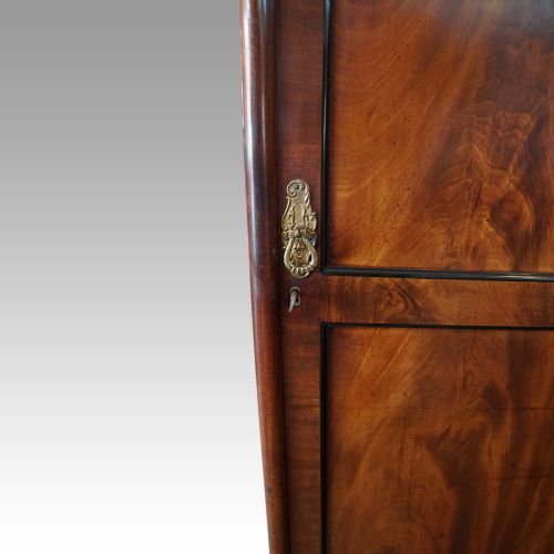 fig 3. William IV mahogany single wardrobe
