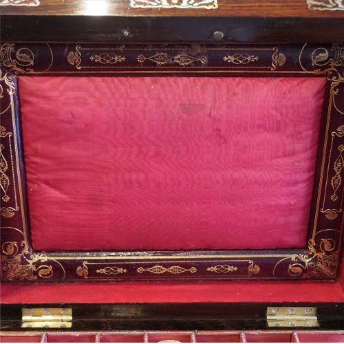 fig 3. Regency rosewood fitted cabinet