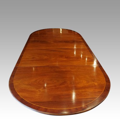 fig 8. George V mahogany dining table