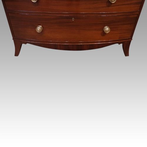 fig 2. Pair of Georgian bow chests of drawers