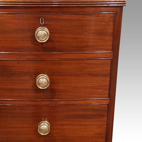 fig 5. Pair of Georgian bow chests of drawers