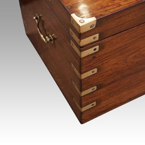 fig 1. Victorian brass bound military chest