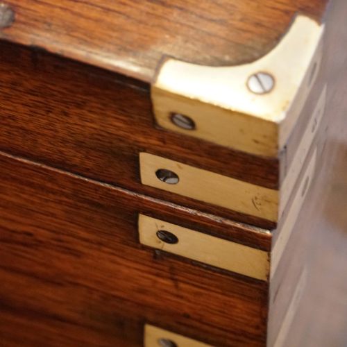 fig 2. Victorian brass bound military chest