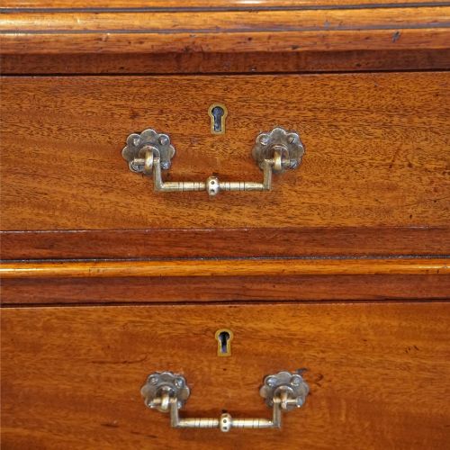 fig 3. Victorian mahogany pedestal desk