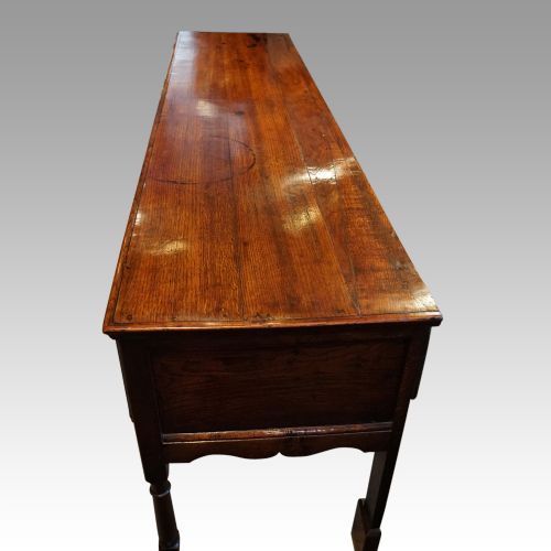fig 1. Antique oak dresser base