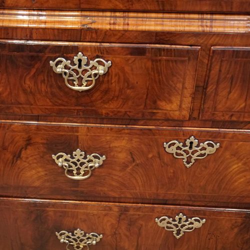 fig 2. Georgian walnut chest on chest