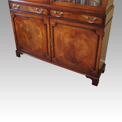 fig 2. George VI mahogany library bookcase
