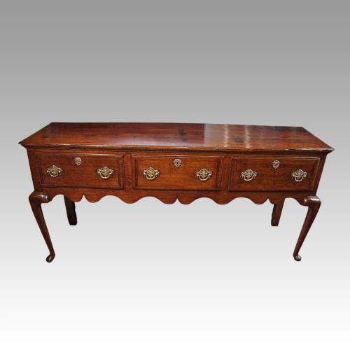 George III Oak Cabriole Leg Dresser