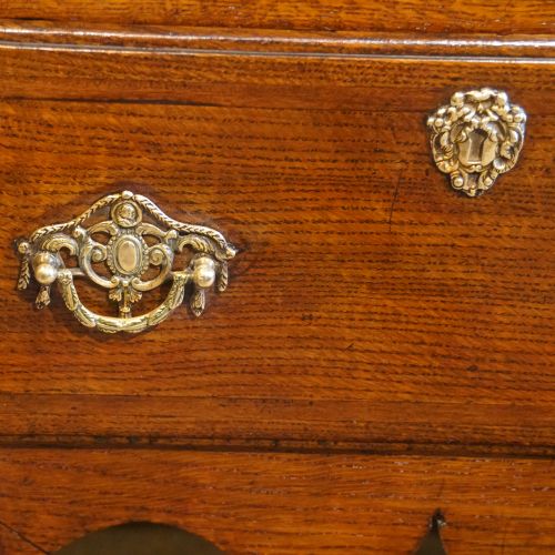 fig 2. George III oak cabriole leg dresser