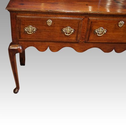 fig 6. George III oak cabriole leg dresser